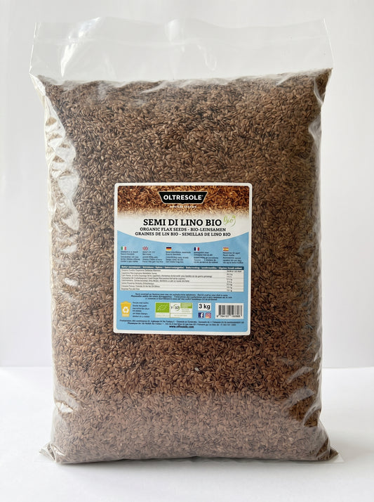 Semi di Lino Bio Interi 3 kg — immagine 2