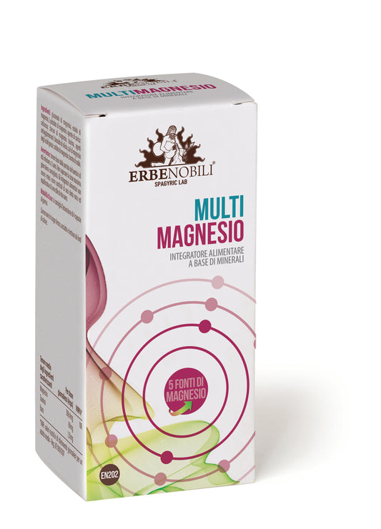 Multimagnesio Erbenobili 60 capsule magnesio taurina boro sistema nervoso