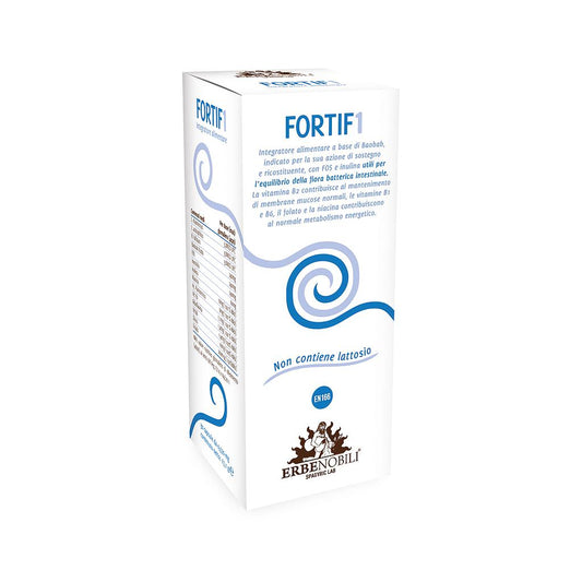 Fortif1 Erbenobili 30 capsule fermenti lattici probiotici baobab flora intestinale