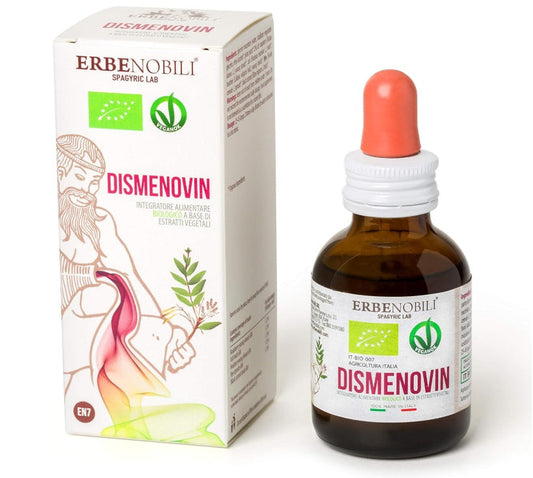Dismenovin gocce ciclo mestruale dismenorrea 50ml lampone frassino ribes nero Erbenobili