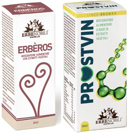 Kit Uomo Prostata e Vitalità - Prostvin + Erberos 2 Integratori