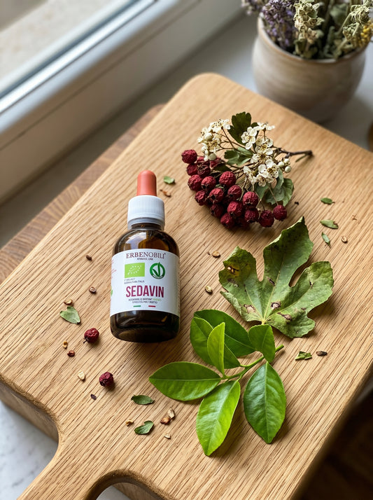 SEDAVIN ErbeNobili Gocce 50ml Relax Sonno Ansia Nervoso Tiglio Biancospino Bio