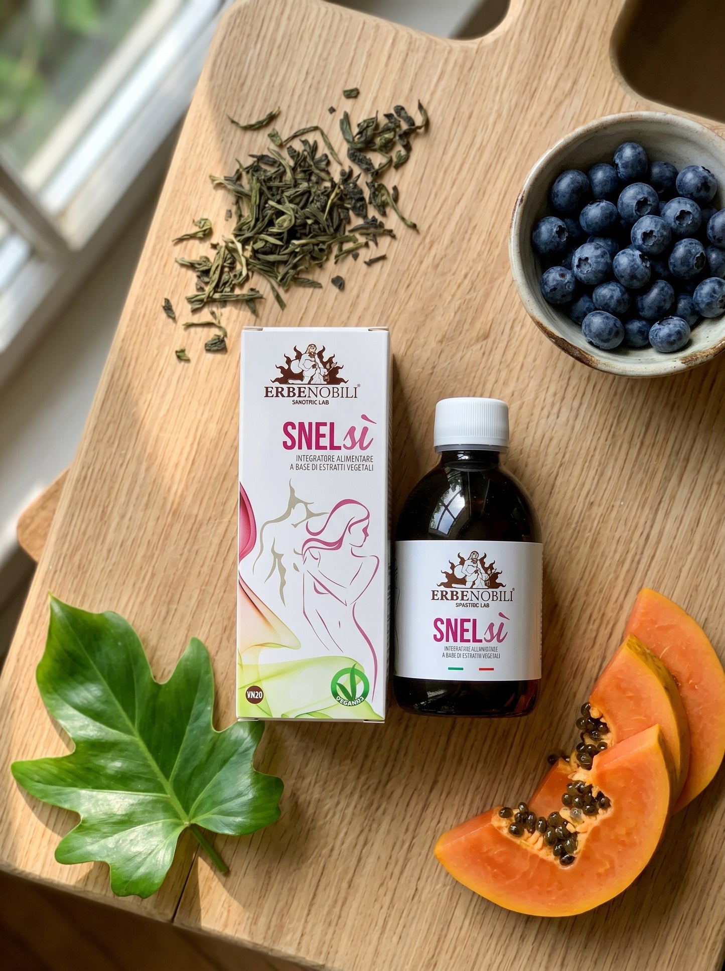 SNELSì ErbeNobili 250ml Metabolismo Peso Gymnema Cardo Mariano Papaya Drenante