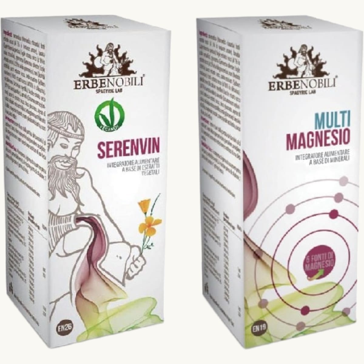 Kit Notti Serene, Multimagnesio e Serenvin — confezione del kit
