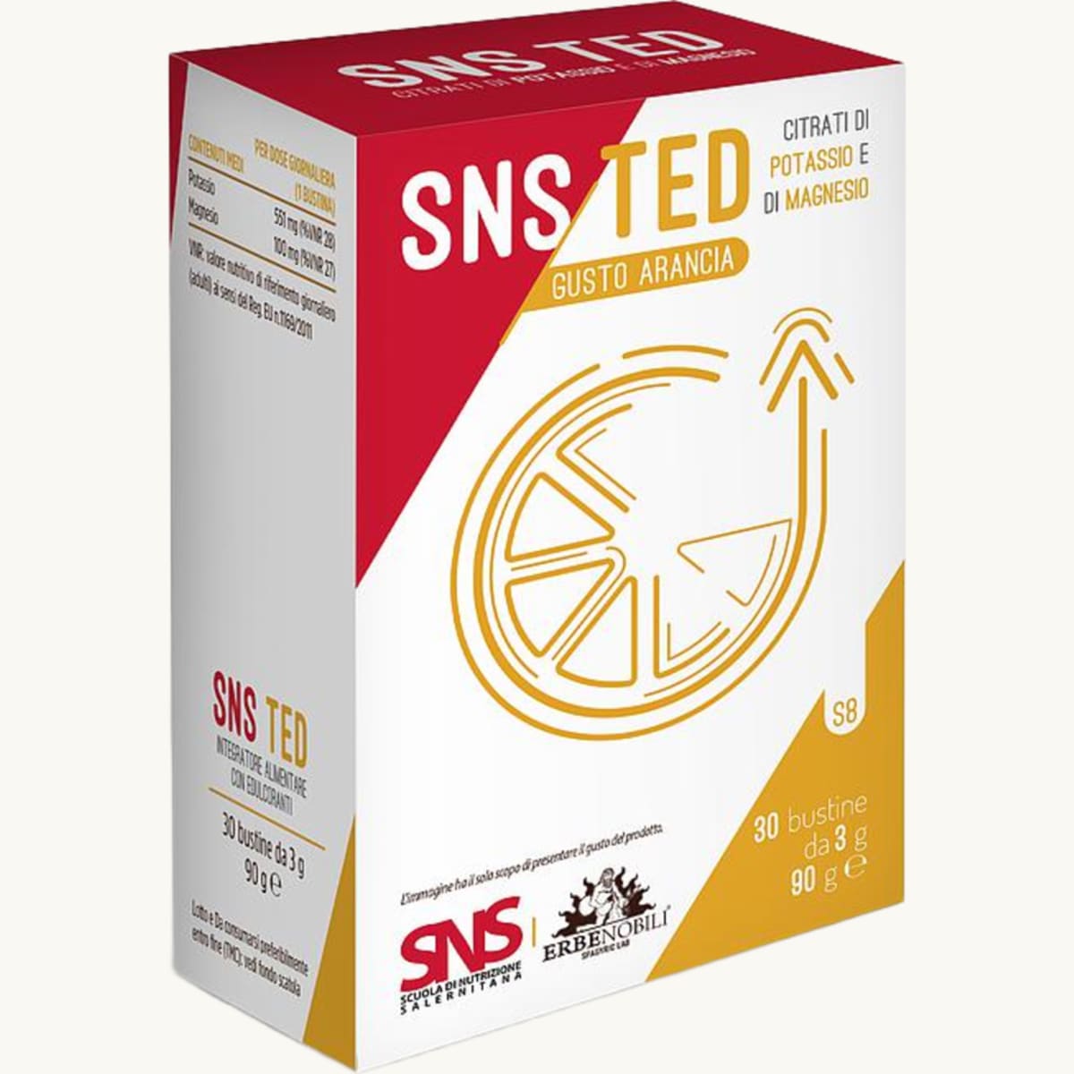 SNS TED Magnesio e Potassio 30 bustine — confezione