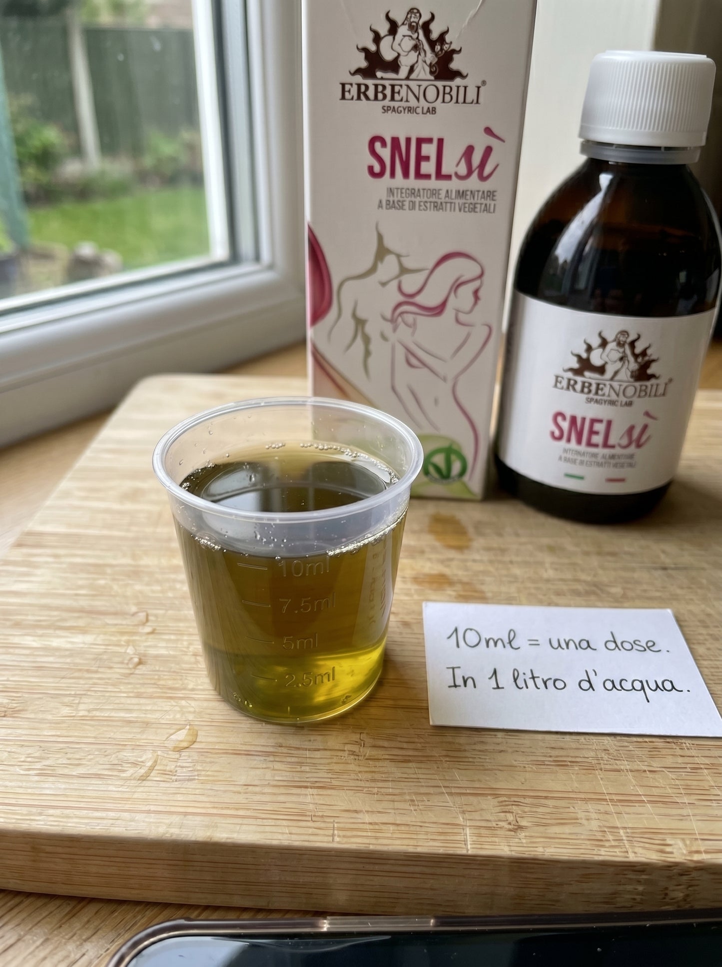 SNELSì ErbeNobili 250ml Metabolismo Peso Gymnema Cardo Mariano Papaya Drenante